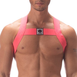 Barcode Berlin Harnais élastique Leonsh Rose Neon